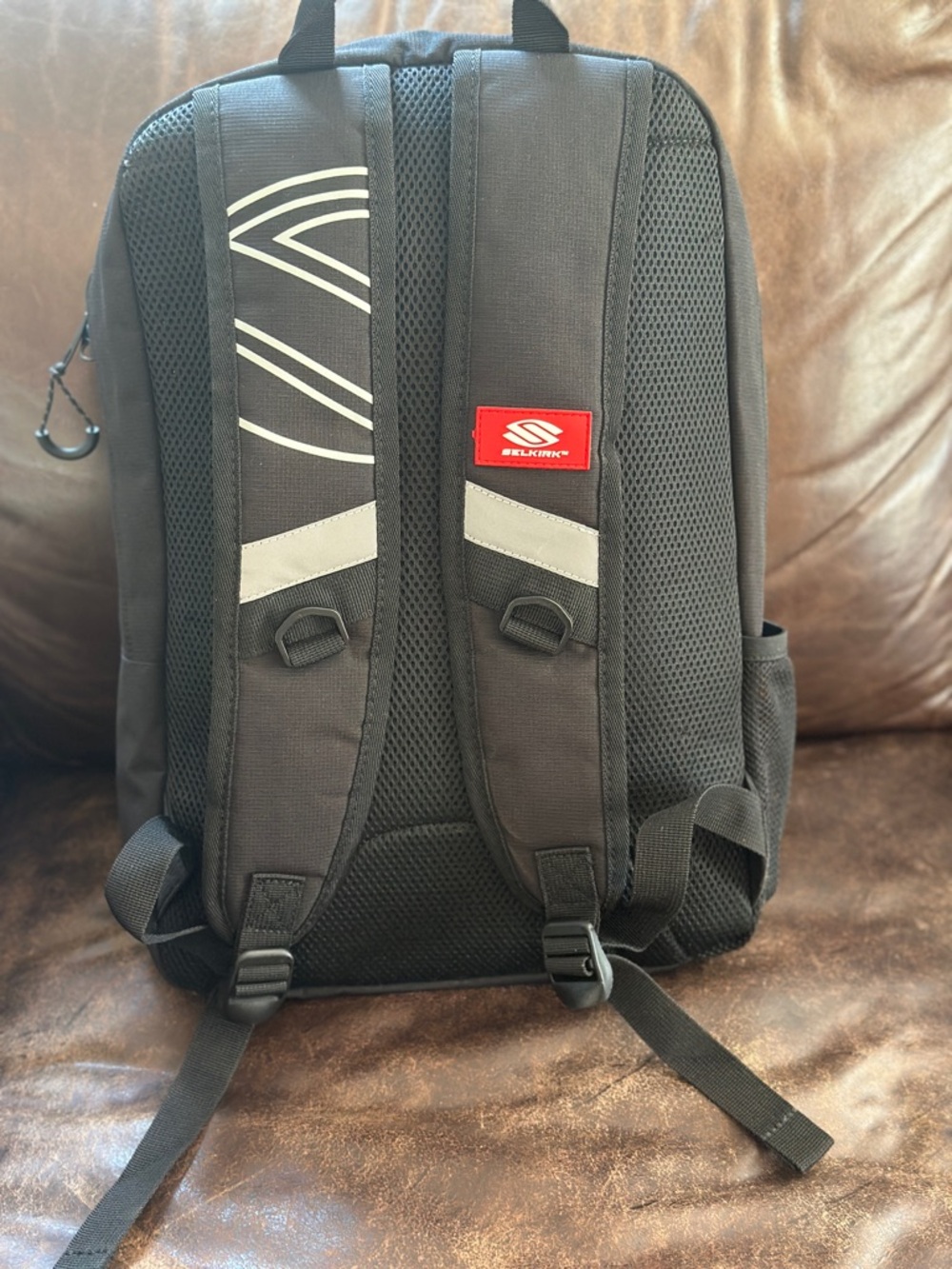SELKIRK Black Men's day bag Backpack with Reflective Accents